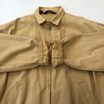 【中古品】【メンズ】 Polo by Ralph Lauren ポロバイラルフローレン 90's HARRINGTON JACKET 90年代 ハリントンジャケット ライトアウター スウィングトップブルゾン 145-250306-kk-40-tei サイズ：L カラー：ベージュ 万代Net店