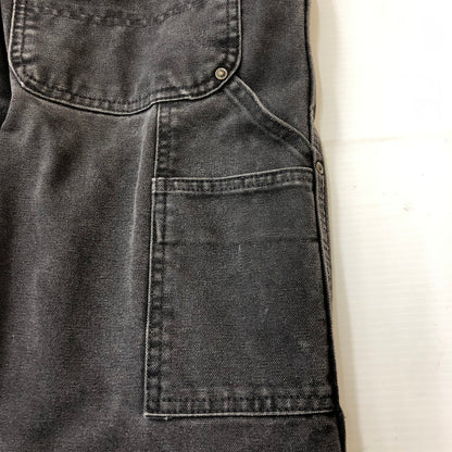 【中古品】【メンズ】 Carhartt カーハート DUCK DOUBLE KNEE OVERALL R27 ダック ダブルニー オーバーオール ボトムス パンツ 145-250306-kk-41-tei サイズ：34 カラー：ブラック 万代Net店