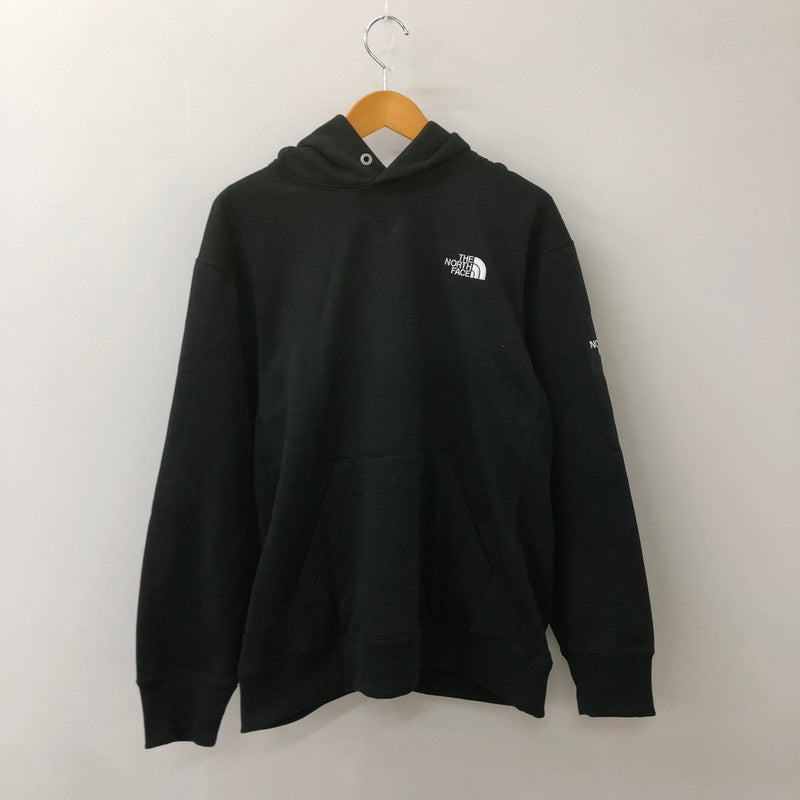 【中古品】【メンズ】 THE NORTH FACE ザ・ノースフェイス SQUARE LOGO HOODIE NT62039 スクエアロゴ フーディー トップス プルオーバーパーカー 144-250306-kk-36-tei サイズ：XL カラー：ブラック 万代Net店