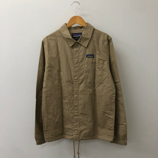 【中古品】【メンズ】 patagonia パタゴニア 20SS LIGHTWEIGHT ALL-WEAR HEMP COACHES JACKET 25335SP20 ライトウエイト オールウェア ヘンプ コーチジャケット ライトアウター 144-250306-kk-32-tei サイズ：S カラー：ベージュ 万代Net店