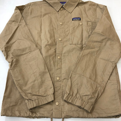 【中古品】【メンズ】 patagonia パタゴニア 20SS LIGHTWEIGHT ALL-WEAR HEMP COACHES JACKET 25335SP20 ライトウエイト オールウェア ヘンプ コーチジャケット ライトアウター 144-250306-kk-32-tei サイズ：S カラー：ベージュ 万代Net店