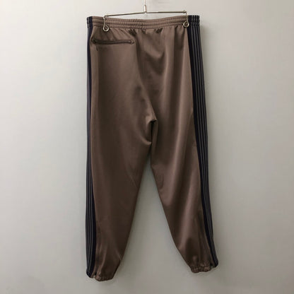 【中古品】【メンズ】 Needles ニードルス ZIPPED TRACK PANTS POLY SMOOTH LQ232 ジップド トラックパンツ ボトムス ジャージ 151-250306-kk-55-tei サイズ：M カラー：TAUPE 万代Net店