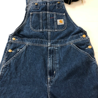 【中古品】【メンズ】  Carhartt WIP カーハート ワークインプログレス BIB OVERALL I022946 ビブ オーバーオール ボトムス パンツ 156-250306-kk-59-tei サイズ：30 カラー：ライトインディゴ 万代Net店