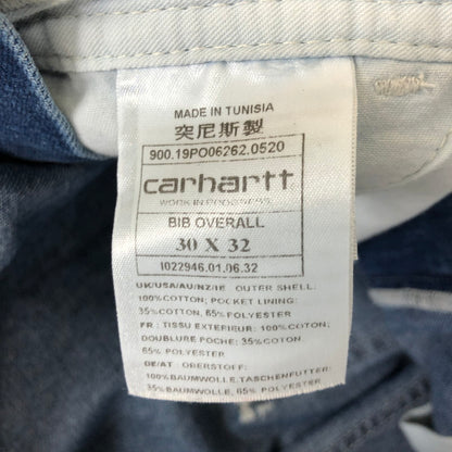 【中古品】【メンズ】  Carhartt WIP カーハート ワークインプログレス BIB OVERALL I022946 ビブ オーバーオール ボトムス パンツ 156-250306-kk-59-tei サイズ：30 カラー：ライトインディゴ 万代Net店