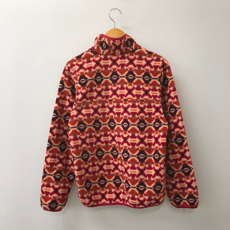 【中古品】【レディース】 patagonia パタゴニア 13AW SYNCHILLA SNAP-T PULLOVER 25455FA13 シンチラスナップT プルオーバー ライトアウター フリースジャケット 144-250306-kk-34-tei サイズ：S カラー：レッド 万代Net店