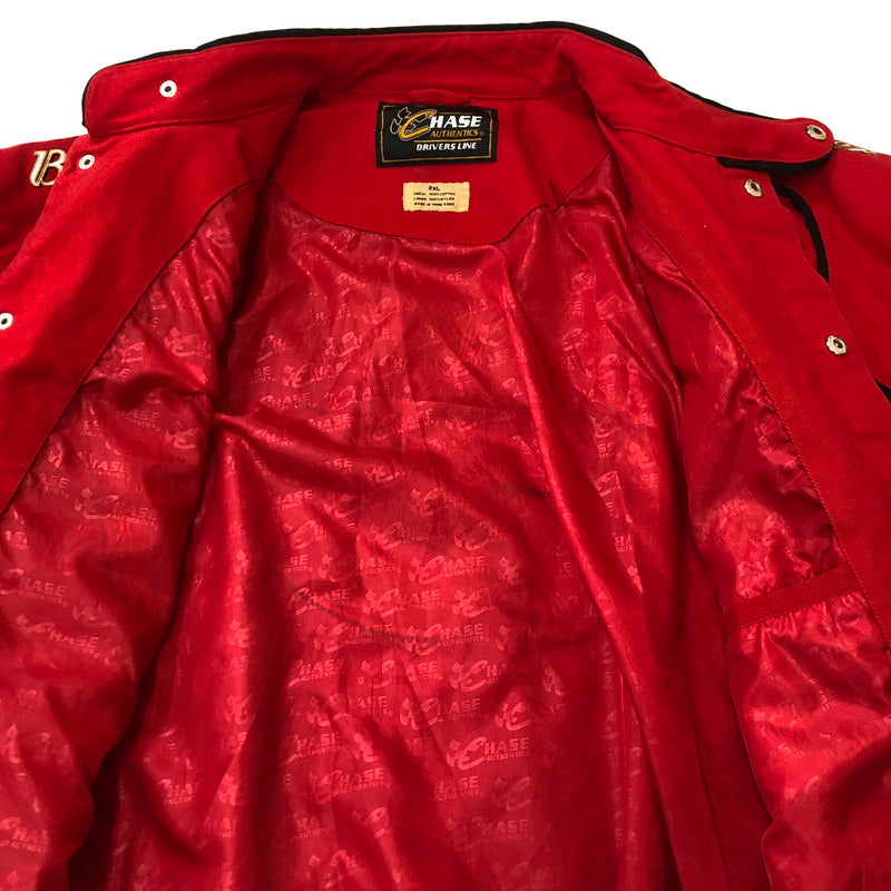 【中古品】【メンズ】  CHASE AUTHENTICS チェイス オーセンティック 90's BUDWEISER RACING JACKET 90年代 バドワイザー 企業ロゴ レーシングジャケット アウター 145-250309-kk-06-tei サイズ：XXL カラー：レッド 万代Net店