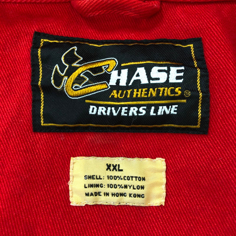 【中古品】【メンズ】  CHASE AUTHENTICS チェイス オーセンティック 90's BUDWEISER RACING JACKET 90年代 バドワイザー 企業ロゴ レーシングジャケット アウター 145-250309-kk-06-tei サイズ：XXL カラー：レッド 万代Net店