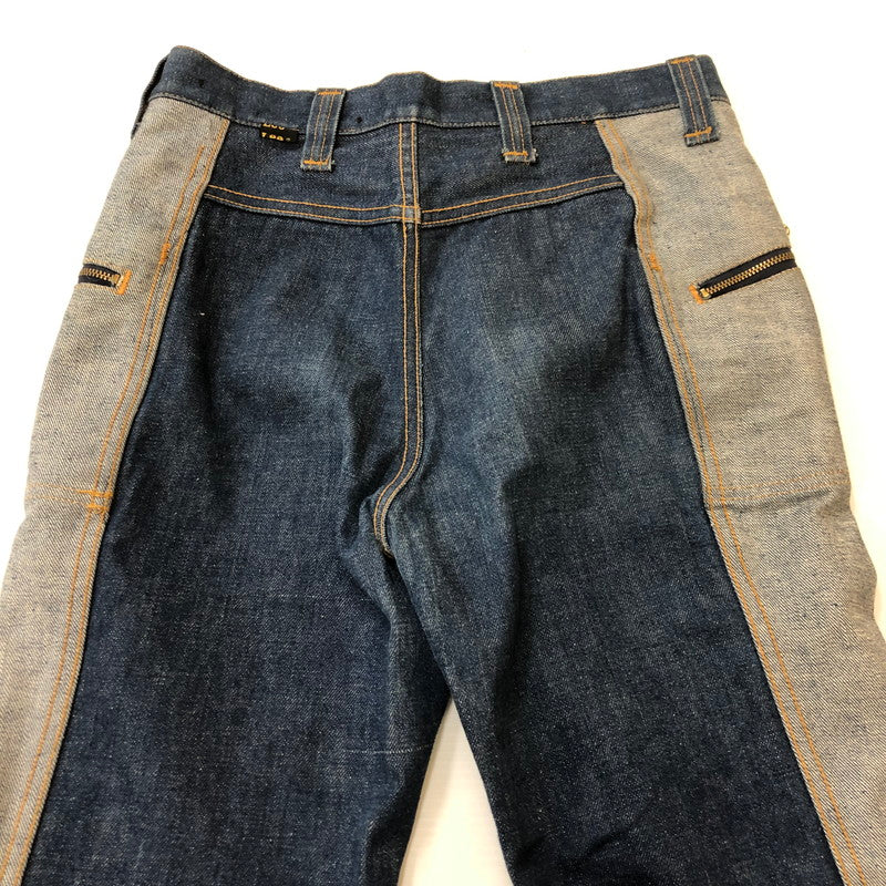 【中古品】【メンズ】 Lee リー 70's REVERSIBLE FLARE DENIM PANTS VINTAGE 70年代 リバーシブル フレアデニムパンツ ボトムス ヴィンテージ 156-250309-kk-15-tei サイズ：表記無し 下記参照 カラー：インディゴ 万代Net店