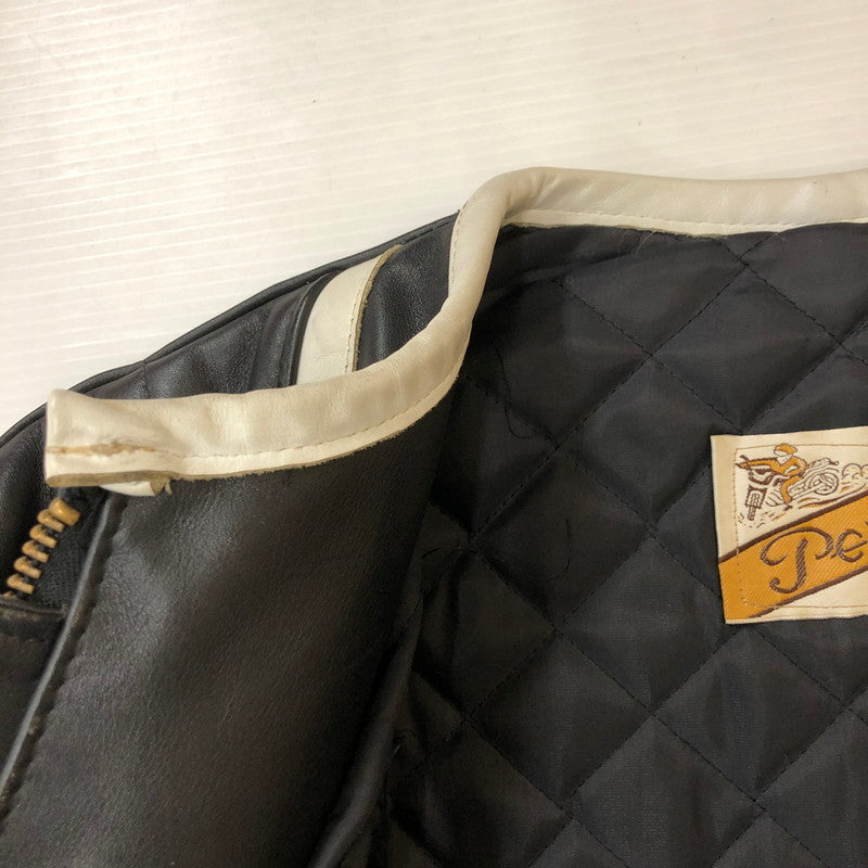 【中古品】【メンズ】 schott ショット RACER 1 SINGLE RIDERS JACKET 015 レーサー1 シングルライダースジャケット アウター レザージャケット 145-250309-kk-04-tei サイズ：40 カラー：ブラック 万代Net店