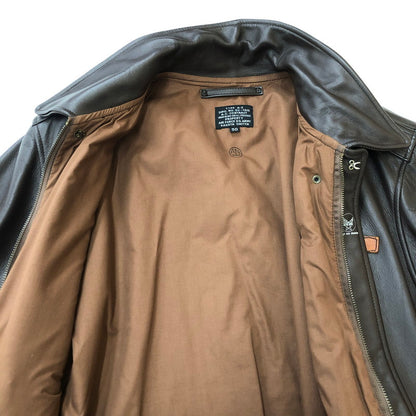 【中古品】【メンズ】  NAKATA SHOTEN 中田商店 TYPE A-2 LEATHER FLIGHT JACKET 30-1415 タイプ A-2 レザーフライトジャケット アウター 145-250309-kk-05-tei サイズ：50 カラー：ブラウン 万代Net店