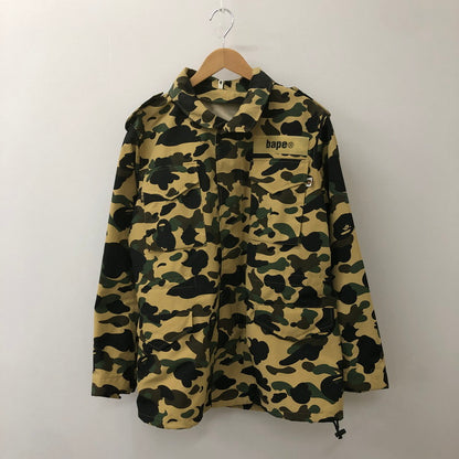 【中古品】【メンズ】 A BATHING APE アベイシングエイプ M-65 FIELD JACKET GORE-TEX M-65 フィールドジャケット アウター ミリタリージャケット ゴアテックス 142-250308-kk-10-tei サイズ：M カラー：イエローカモ 万代Net店