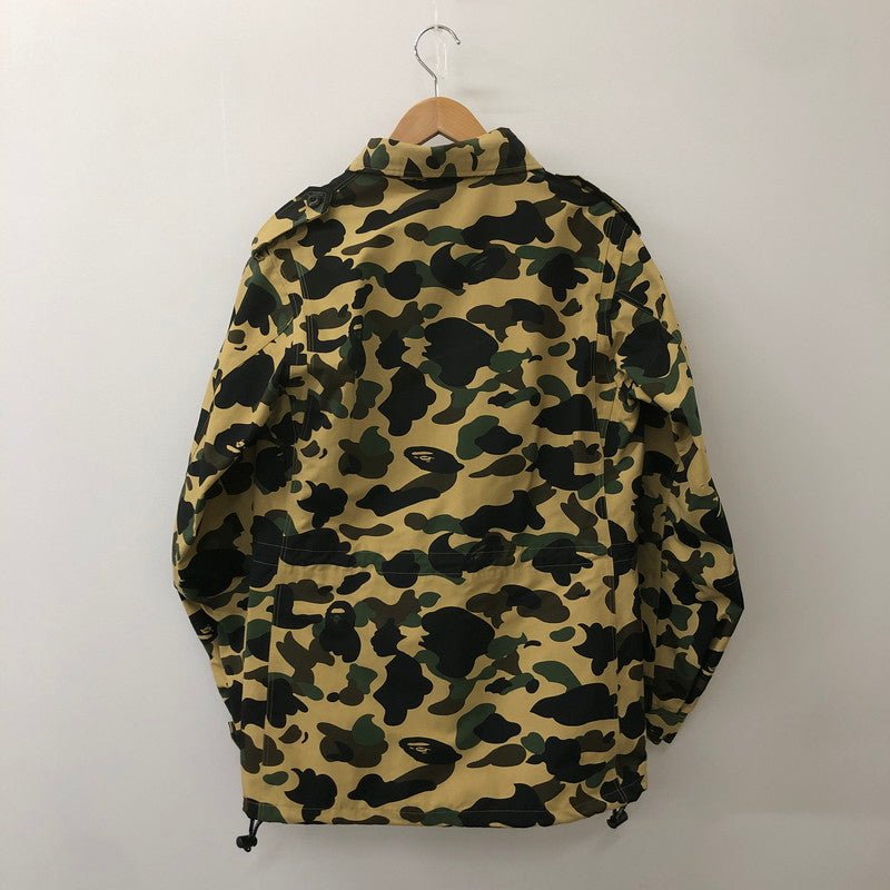 【中古品】【メンズ】 A BATHING APE アベイシングエイプ M-65 FIELD JACKET GORE-TEX M-65 フィールドジャケット アウター ミリタリージャケット ゴアテックス 142-250308-kk-10-tei サイズ：M カラー：イエローカモ 万代Net店