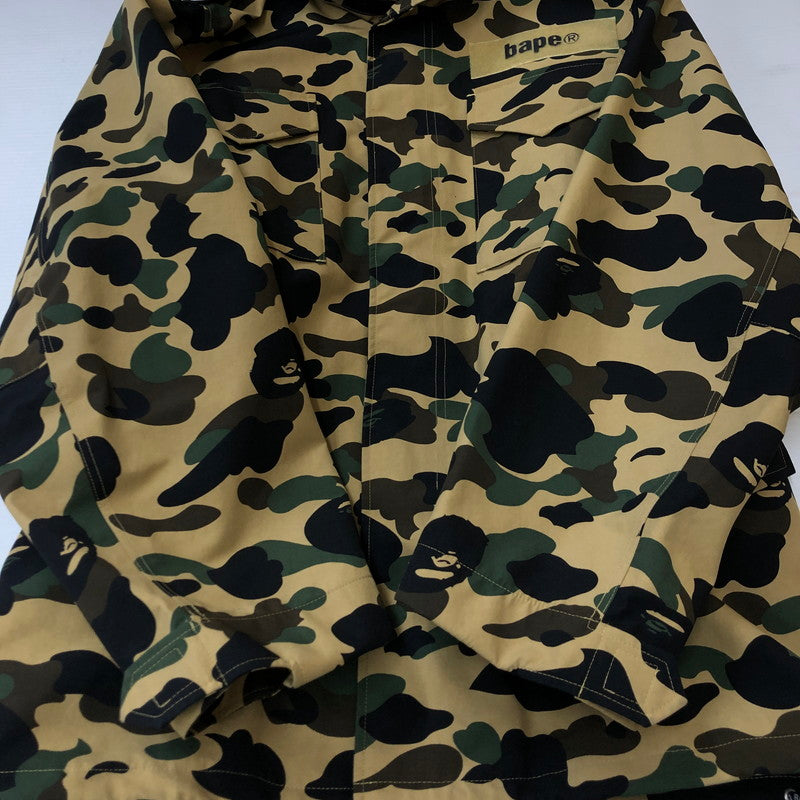 【中古品】【メンズ】 A BATHING APE アベイシングエイプ M-65 FIELD JACKET GORE-TEX M-65 フィールドジャケット アウター ミリタリージャケット ゴアテックス 142-250308-kk-10-tei サイズ：M カラー：イエローカモ 万代Net店