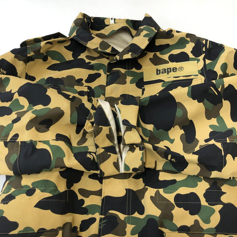 【中古品】【メンズ】 A BATHING APE アベイシングエイプ M-65 FIELD JACKET GORE-TEX M-65 フィールドジャケット アウター ミリタリージャケット ゴアテックス 142-250308-kk-10-tei サイズ：M カラー：イエローカモ 万代Net店