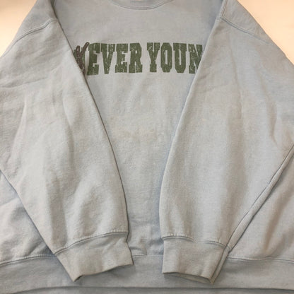 【中古品】【メンズ】  AUI NITE アウィナイト EVER YOUNG SWEAT エバーヤングスウェット トップス トレーナー 140-250308-kk-01-tei サイズ：L カラー：ライトブルー 万代Net店