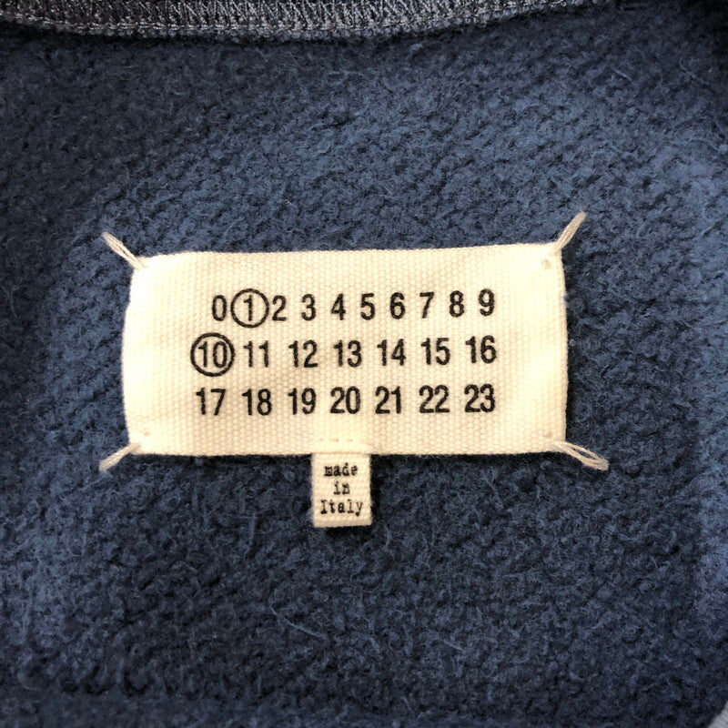 【中古品】【レディース】  Maison Margiela メゾンマルジェラ 23SS LOGO FADED SWEATSHIRT S51GU0126-S25580 ロゴ フェード スウェットシャツ トップス トレーナー 168-250309-kk-19-tei サイズ：S カラー：ネイビー 万代Net店