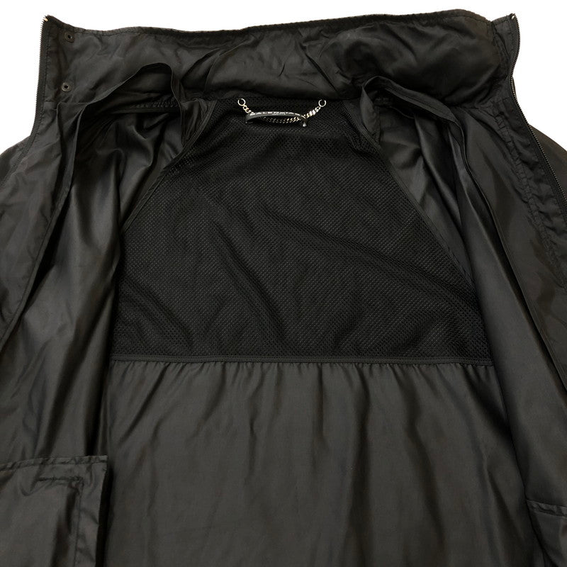 【中古品】【メンズ】 BALENCIAGA バレンシアガ 17SS BOXY WINDBREAKER 460591 TUD04 ボクシー ウィンドブレーカー ライトアウター ジャケット ブルゾン 141-250312-kk-03-tei サイズ：L カラー：ブラック 万代Net店