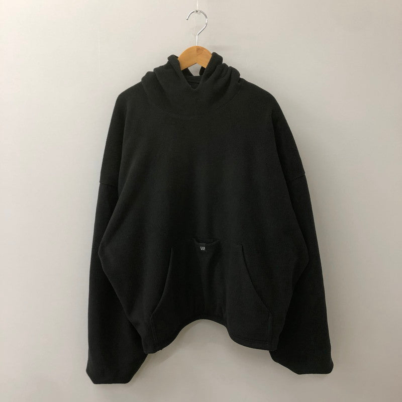 【中古品】【メンズ】  YEEZY GAP イージーギャップ POLAR FLEECE PADDED HOODIE 471162-00-1 ポーラーフリース パデッドフーディー トップス プルオーバーパーカー 142-250312-kk-04-tei サイズ：S カラー：ブラック 万代Net店