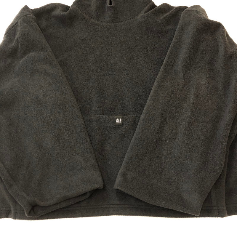 【中古品】【メンズ】  YEEZY GAP イージーギャップ POLAR FLEECE PADDED HOODIE 471162-00-1 ポーラーフリース パデッドフーディー トップス プルオーバーパーカー 142-250312-kk-04-tei サイズ：S カラー：ブラック 万代Net店