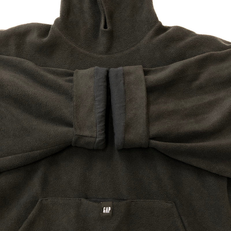 【中古品】【メンズ】  YEEZY GAP イージーギャップ POLAR FLEECE PADDED HOODIE 471162-00-1 ポーラーフリース パデッドフーディー トップス プルオーバーパーカー 142-250312-kk-04-tei サイズ：S カラー：ブラック 万代Net店