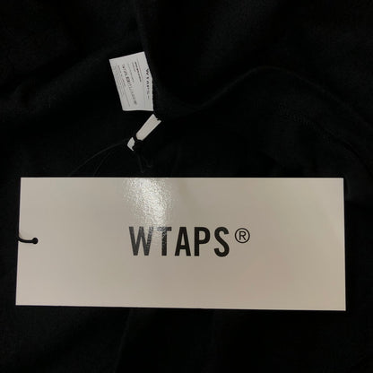 【中古品】【メンズ】 WTAPS ダブルタップス 24AW PRTC/LS/COTTON 242ATDT-LTM01S ロングスリーブ コットン Tシャツ 長袖 トップス 142-250312-kk-11-tei サイズ：04 カラー：ブラック 万代Net店