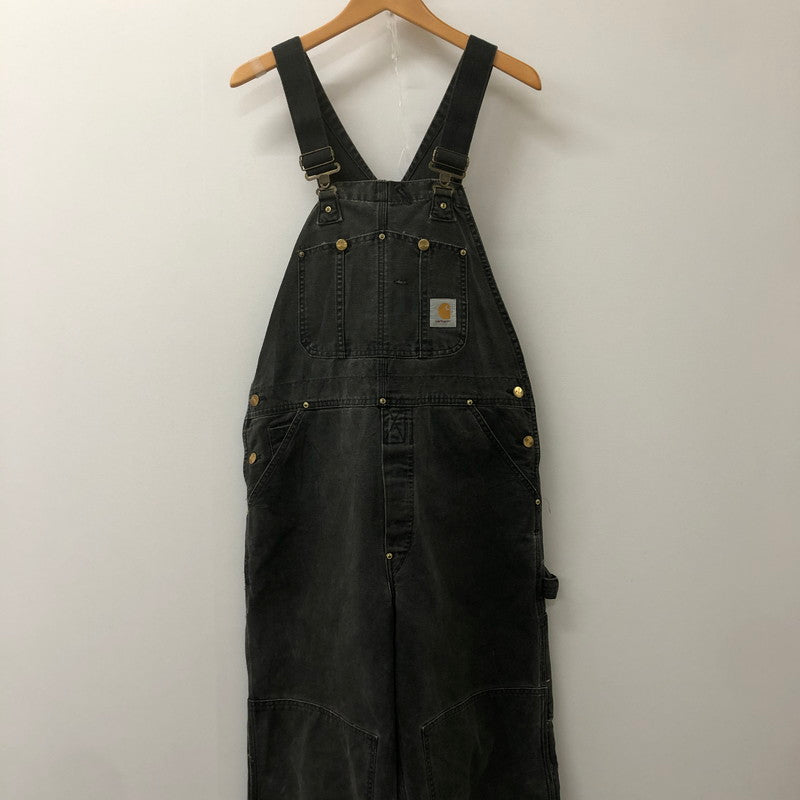 【中古品】【メンズ】 Carhartt カーハート DUCK DOUBLE KNEE OVERALL ダック ダブルニー オーバーオール ボトムス パンツ 145-250312-kk-23-fuz サイズ：表記消え 下記参照 カラー：ブラック 万代Net店