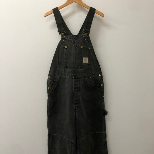 【中古品】【メンズ】 Carhartt カーハート DUCK DOUBLE KNEE OVERALL ダック ダブルニー オーバーオール ボトムス パンツ 145-250312-kk-23-fuz サイズ：表記消え 下記参照 カラー：ブラック 万代Net店