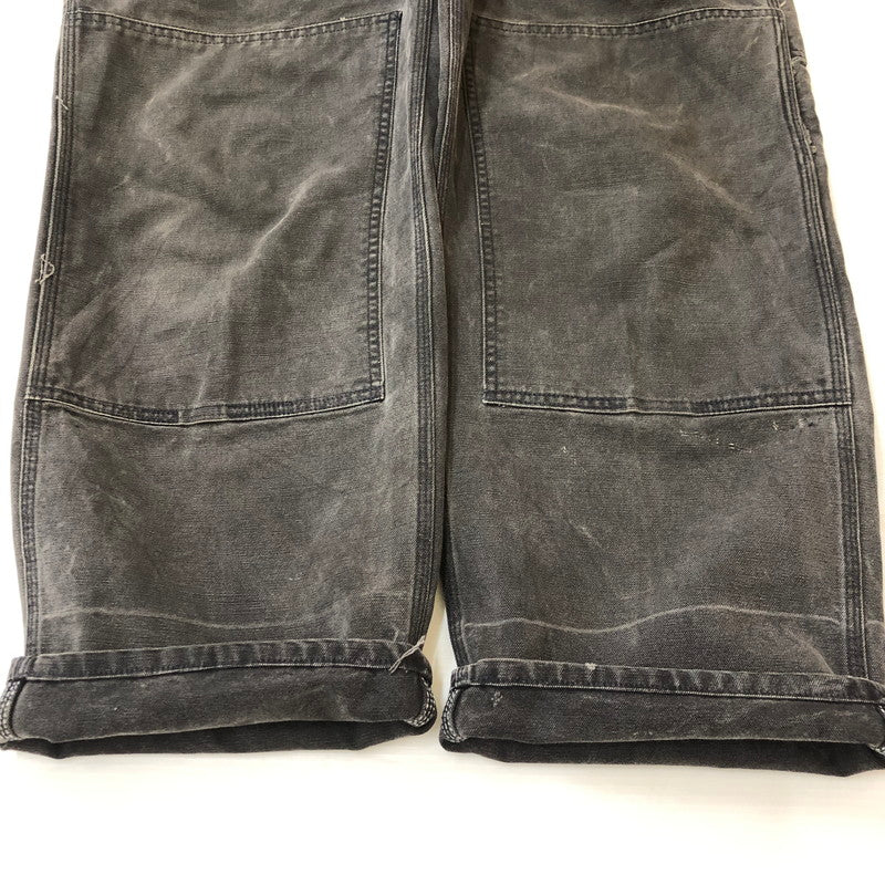 【中古品】【メンズ】 Carhartt カーハート DUCK DOUBLE KNEE OVERALL ダック ダブルニー オーバーオール ボトムス パンツ 145-250312-kk-23-tei サイズ：表記消え 下記参照 カラー：ブラック 万代Net店