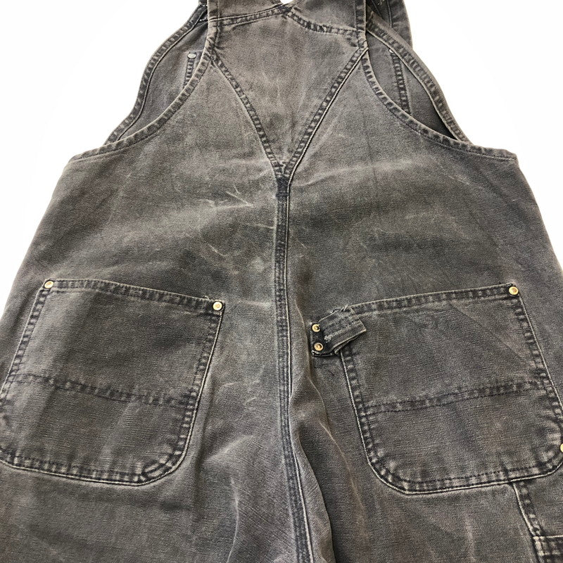 【中古品】【メンズ】 Carhartt カーハート DUCK DOUBLE KNEE OVERALL ダック ダブルニー オーバーオール ボトムス パンツ 145-250312-kk-23-fuz サイズ：表記消え 下記参照 カラー：ブラック 万代Net店
