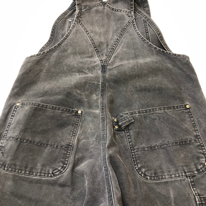 【中古品】【メンズ】 Carhartt カーハート DUCK DOUBLE KNEE OVERALL ダック ダブルニー オーバーオール ボトムス パンツ 145-250312-kk-23-tei サイズ：表記消え 下記参照 カラー：ブラック 万代Net店