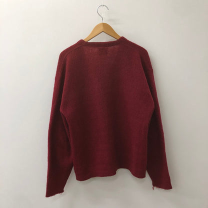 【現状渡し品】【メンズ】  GLEN DEE グレン ディー 60’s MOHAIR KNIT CARDIGAN VINTAGE 60年代 モヘアニット カーディガン トップス ヴィンテージ 145-250312-kk-19-tei サイズ：表記無し 下記参照 カラー：レッド 万代Net店