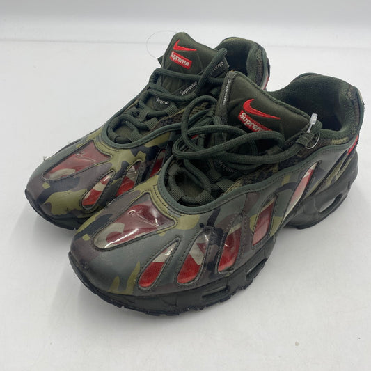 【中古品】【メンズ】 NIKE×SUPREME ナイキ×シュプリーム AIR MAX 96 DARK ARMY CAMO エアマックス96 ダークアーミ CV7652-300 スニーカー 靴 160-260516-nm-01-tei カラー：迷彩 万代Net店