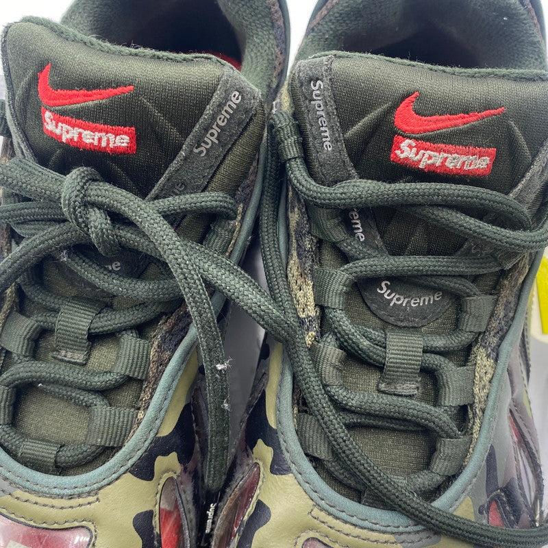 【中古品】【メンズ】 NIKE×SUPREME ナイキ×シュプリーム AIR MAX 96 DARK ARMY CAMO エアマックス96 ダークアーミ CV7652-300 スニーカー 靴 160-260516-nm-01-tei カラー：迷彩 万代Net店