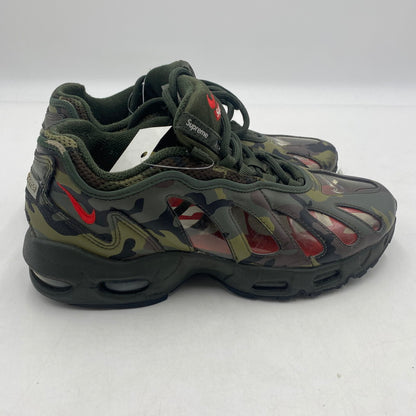 【中古品】【メンズ】 NIKE×SUPREME ナイキ×シュプリーム AIR MAX 96 DARK ARMY CAMO エアマックス96 ダークアーミ CV7652-300 スニーカー 靴 160-260516-nm-01-tei カラー：迷彩 万代Net店