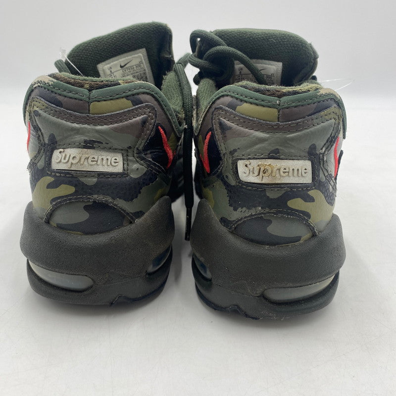 【中古品】【メンズ】 NIKE×SUPREME ナイキ×シュプリーム AIR MAX 96 DARK ARMY CAMO エアマックス96 ダークアーミ CV7652-300 スニーカー 靴 160-260516-nm-01-tei カラー：迷彩 万代Net店