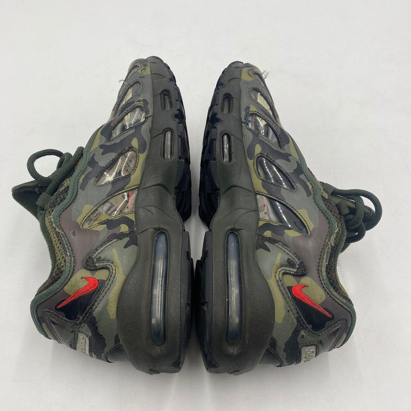 【中古品】【メンズ】 NIKE×SUPREME ナイキ×シュプリーム AIR MAX 96 DARK ARMY CAMO エアマックス96 ダークアーミ CV7652-300 スニーカー 靴 160-260516-nm-01-tei カラー：迷彩 万代Net店