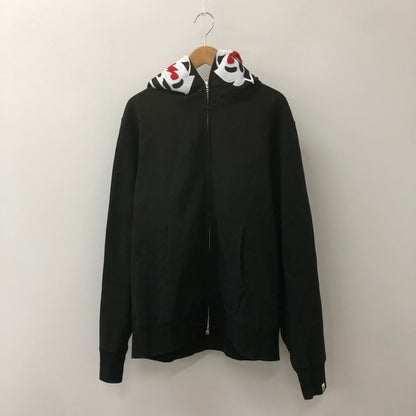 【中古品】【メンズ】 A BATHING APE アベイシングエイプ TIGER FULL ZIP HOODIE 001ZPJ801011M タイガー フルジップフーディー トップス パーカー 142-250312-kk-06-tei サイズ：L カラー：ブラック 万代Net店