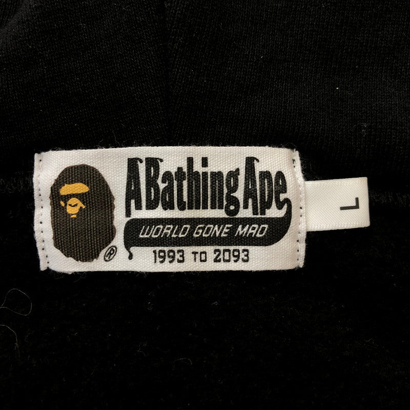 【中古品】【メンズ】 A BATHING APE アベイシングエイプ TIGER FULL ZIP HOODIE 001ZPJ801011M タイガー フルジップフーディー トップス パーカー 142-250312-kk-06-tei サイズ：L カラー：ブラック 万代Net店