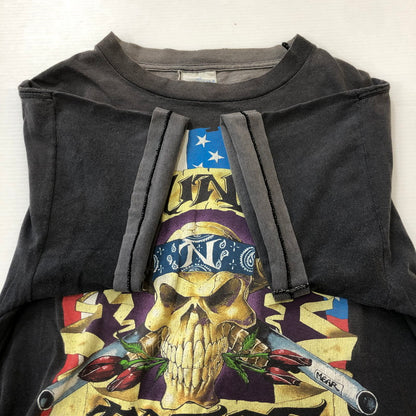 【中古品】【メンズ】  BROCKUM ブロッカム GUNS N' ROSES 91-92 TOUR T-SHIRT ガンズ・アンド・ローゼズ 91-92 ツアー Tシャツ 半袖 トップス 145-250312-kk-18-tei サイズ：L カラー：チャコールグレー 万代Net店