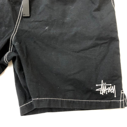 【中古品】【メンズ】 STUSSY ステューシー RIPSTOP MOUNTAIN 112283 リップストップ マウンテン ボトムス ハーフパンツ ショートパンツ ショーツ 153-250312-kk-26-tei サイズ：XL カラー：ブラック 万代Net店