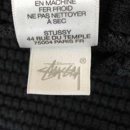 【中古品】【メンズ】 STUSSY ステューシー 23AW BIG THERMAL ZIP SHIRT 1140317 ビッグサーマル ジップシャツ 長袖 トップス 142-250312-kk-09-tei サイズ：L カラー：ブラック 万代Net店