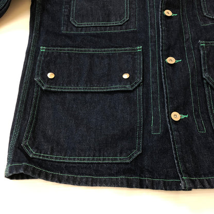 【中古品】【メンズ】 NAUTICA ノーティカ ×  FREAK'S STORE フリークスストア 別注 コラボ DENIM COVERALL JACKET 203-1519 デニムカバーオールジャケット ライトアウター 147-250312-kk-24-tei サイズ：M カラー：インディゴ 万代Net店