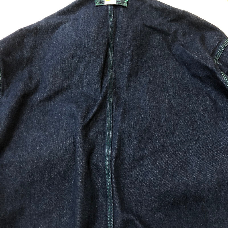 【中古品】【メンズ】 NAUTICA ノーティカ ×  FREAK'S STORE フリークスストア 別注 コラボ DENIM COVERALL JACKET 203-1519 デニムカバーオールジャケット ライトアウター 147-250312-kk-24-tei サイズ：M カラー：インディゴ 万代Net店