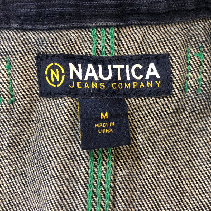 【中古品】【メンズ】 NAUTICA ノーティカ ×  FREAK'S STORE フリークスストア 別注 コラボ DENIM COVERALL JACKET 203-1519 デニムカバーオールジャケット ライトアウター 147-250312-kk-24-tei サイズ：M カラー：インディゴ 万代Net店