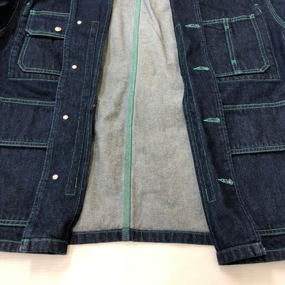 【中古品】【メンズ】 NAUTICA ノーティカ ×  FREAK'S STORE フリークスストア 別注 コラボ DENIM COVERALL JACKET 203-1519 デニムカバーオールジャケット ライトアウター 147-250312-kk-24-tei サイズ：M カラー：インディゴ 万代Net店