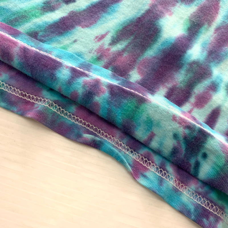 【中古品】【メンズ】 HANES ヘインズ 90~00's TYEDYE L/S TEE 90~00年代 タイダイ ロングスリーブ Tシャツ 長袖 トップス USA製 145-251023-yy-04-tei サイズ：XL カラー：ブルー 万代Net店