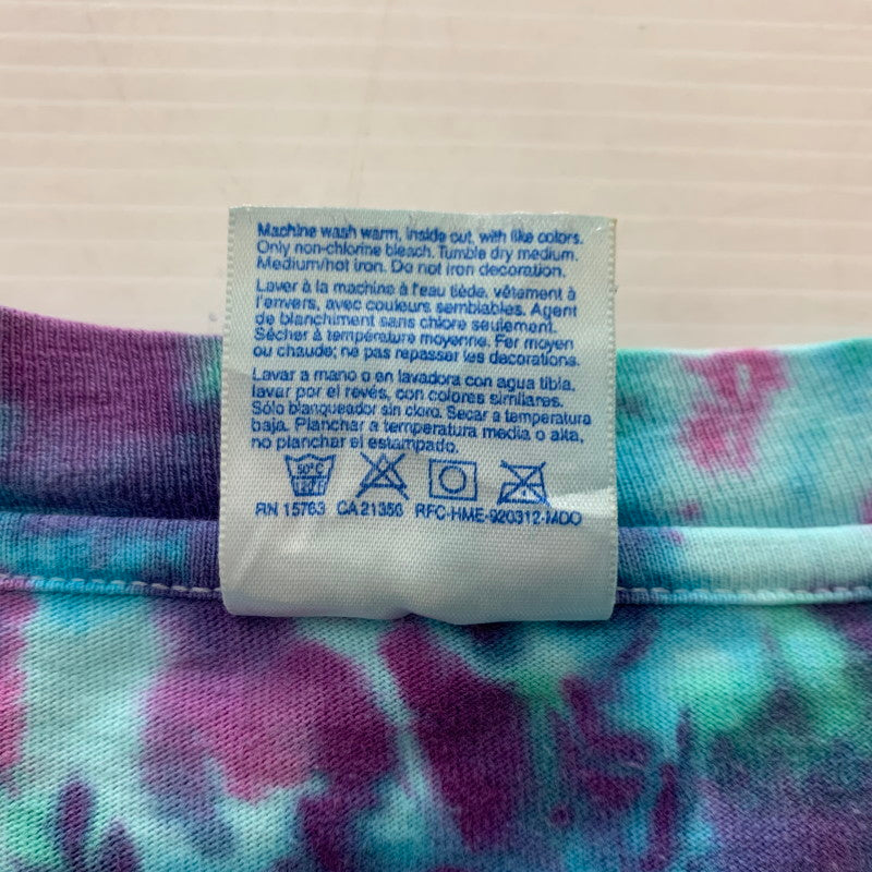 【中古品】【メンズ】 HANES ヘインズ 90~00's TYEDYE L/S TEE 90~00年代 タイダイ ロングスリーブ Tシャツ 長袖 トップス USA製 145-251023-yy-04-tei サイズ：XL カラー：ブルー 万代Net店