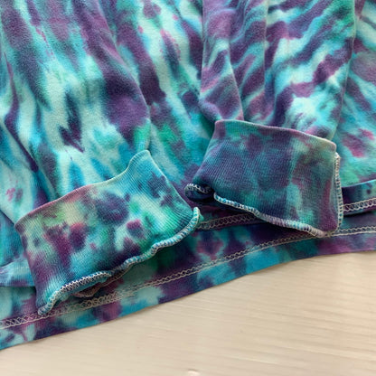 【中古品】【メンズ】 HANES ヘインズ 90~00's TYEDYE L/S TEE 90~00年代 タイダイ ロングスリーブ Tシャツ 長袖 トップス USA製 145-251023-yy-04-tei サイズ：XL カラー：ブルー 万代Net店
