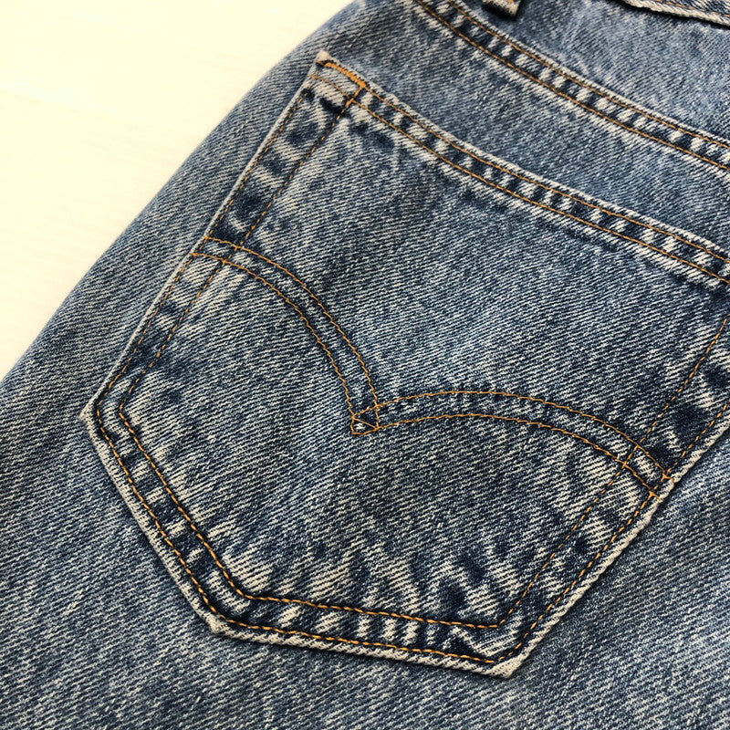 【現状渡し品】【メンズ】 Levi's リーバイス 90's RELAXED FIT TAPERED JEANS 550-4891 90年代 リラックスフィット テーパード ジーンズ ボトムス ボタン裏刻印513 156-251225-ks-01-tei サイズ：34 カラー：インディゴ 万代Net店