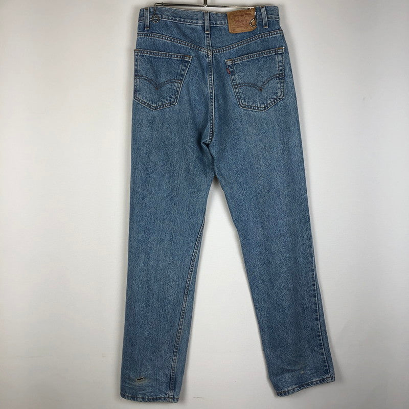 【現状渡し品】【メンズ】 Levi's リーバイス 90's RELAXED FIT TAPERED JEANS 550-4891 90年代 リラックスフィット テーパード ジーンズ ボトムス ボタン裏刻印513 156-251225-ks-01-tei サイズ：34 カラー：インディゴ 万代Net店